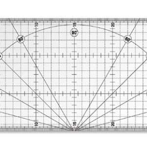 Olfa Regla milimétrica rectangular 15 x 30 cm