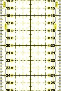 Regla milimetrica 10x45 cms rectangular