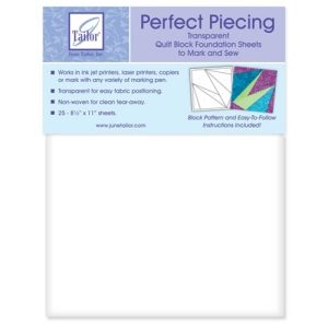 June Taylor perfect piecing paper paquete 25 hojas