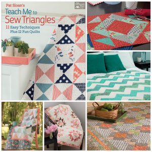 Martingale Libro Pat's Sloan Teach Me to Sew Triangles