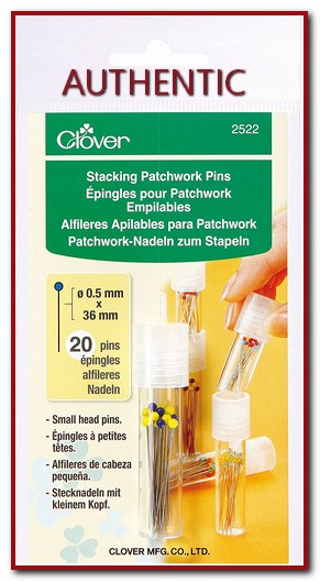 Clover Alfiler appliques 2522 (Cilindro) 0,5x36 mm 20 unidades