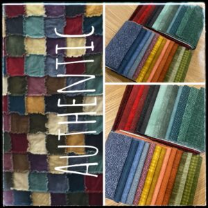Colcha franela Kit: patron + telas (41"x66" - 110x170 cm) Con trasera