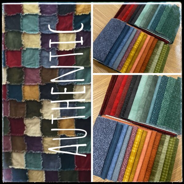 Colcha franela Kit: patron + telas (41"x66" - 110x170 cm) Con trasera
