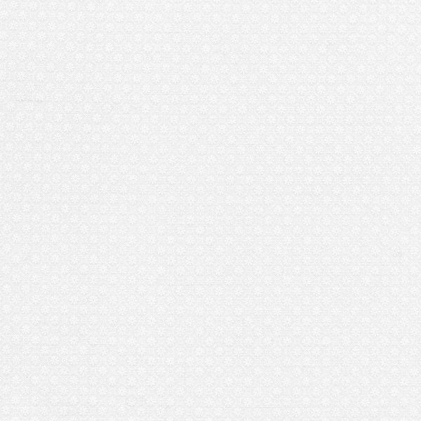 Stof Basica flores color blanco 313-001