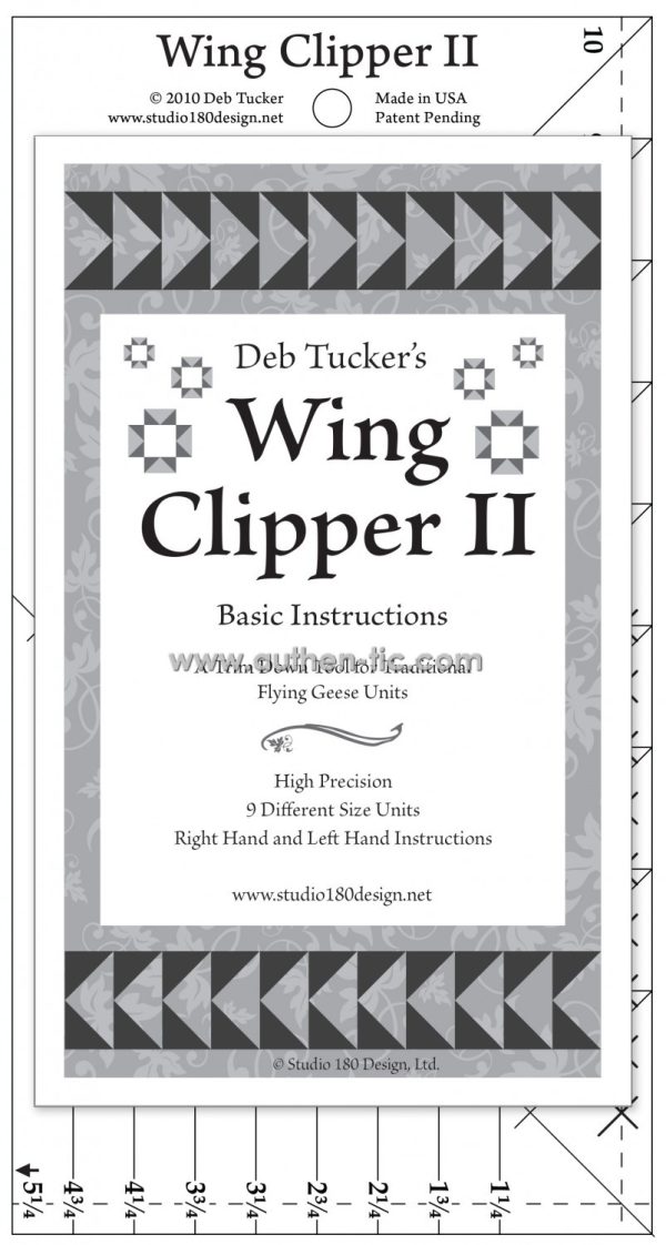 Regla Wing Clipper II Vuelo de la Oca Deb Tucker