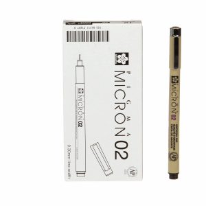 Pigma Pen rotulador marcador PERMANENTE punta extrafina 0,3 mm Negro