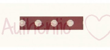 Cinta Puntos Rustica 6 mm Ciruela (4 metros)