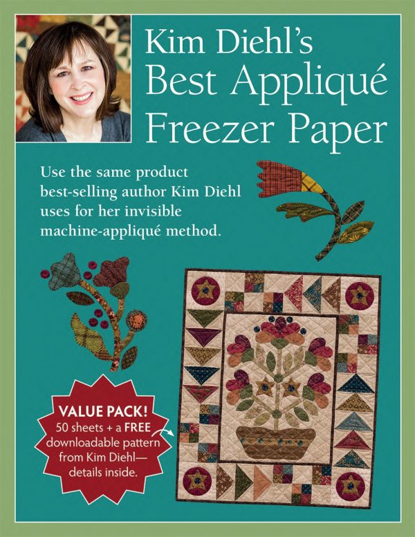 Kim Diehl's Best Applique Freezer Paper (50 hojas)