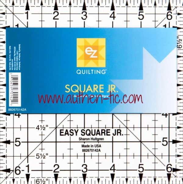 EZ Easy Square Junior Quilting Quilt Ruler 6 1/2" x 6 1/2"