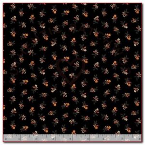 Marcus Fabrics Cheddar & Coal 3 Pam Buda 1474-BLACK