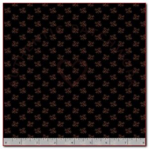 Marcus Fabrics Cheddar & Coal 3 Pam Buda 1477-BLACK