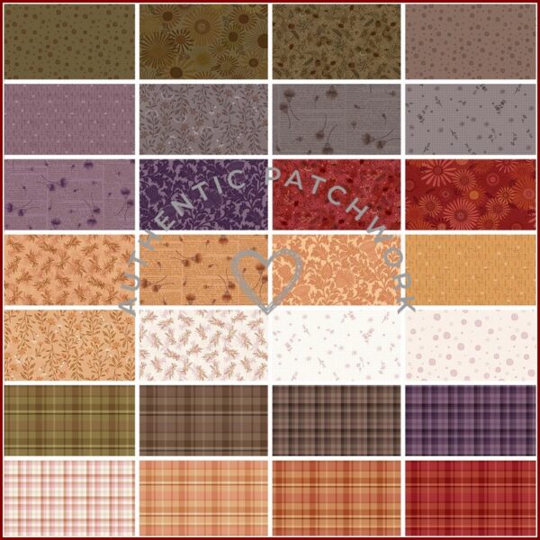 Henry Glass Thistle & Rye by Janet Nesbitt Bundle 28 FQ