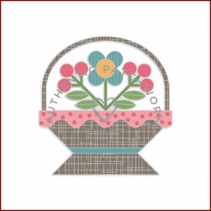 Riley Blake Lori Holt Flower Basket Needle Minder