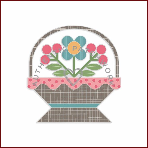 Riley Blake Lori Holt Flower Basket Needle Minder (previsto 10 Octubre)
