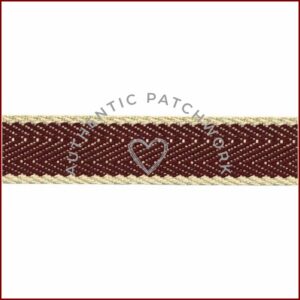 Cinta Mochila Espiguilla 30 mm Granate