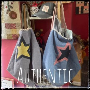 Authentic Bolsa "Perseidas" Kit: patron + telas